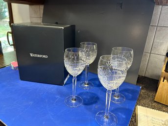 Setof 4 Seahorse Nouveau Goblets W/ Box