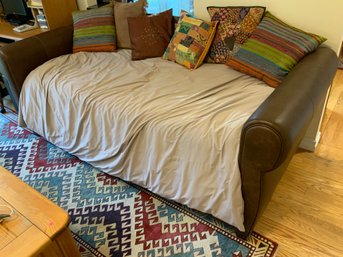 Pottery Barn Leather Day Bed