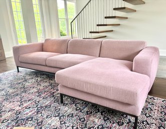 Pink Modern Sectional Sofa