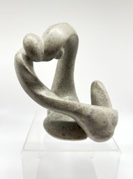 Etienne Soapstone Sculpture 'Figures Embracing'