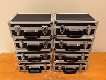Lot Of 8 Aluminum Cases
