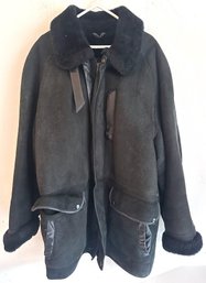 Blue Duck Genuine Men's Shearling Coat, Size Medium
