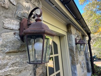 A Collection Of 4 Of Exterior Lanterns