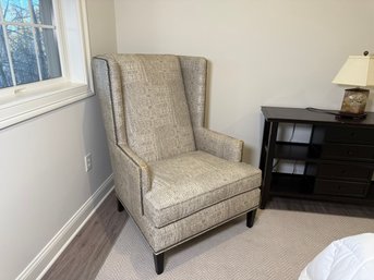 Beautiful Bernhardt Upholstered Wingback Accent Chair