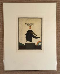 'Vogel' Fifo Stricker (1952) Signed Coloured Etching