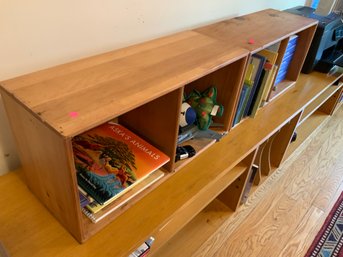 Pair Of Handmade Storage/Display Units