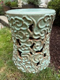Glazed Garden Stool