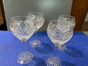 Sullivan Set Of 4 Balloon Wine Glasses W/ Box