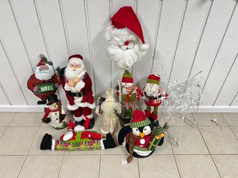 Lot Of Santa And Reindeer