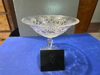 Sullivan 10 1/4' Cross & Fan Pedestal Bowl  W/ Box