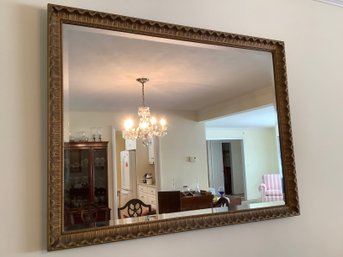 Large Vintage Beveled Mirror