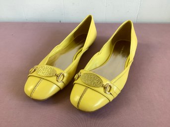 Etienne Aigner Yellow Flats Size 7m #1