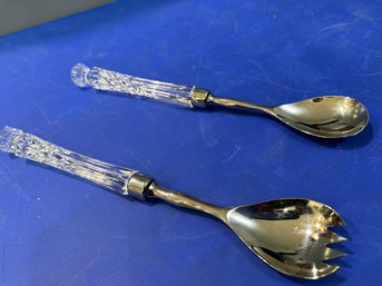 Set Of Two Salad Servers With Box