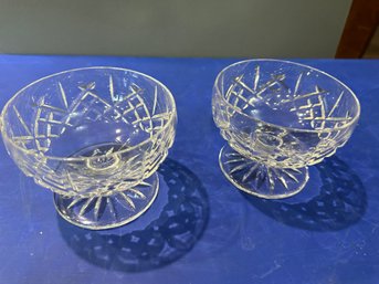 Princess Cut Serving Bowls - Set Of 2 - W/ Box