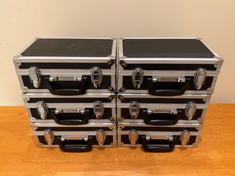 Lot Of 6 Aluminum Cases