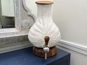 Fabulous Large Drink Dispenser Or Decor- Great Size And Presence