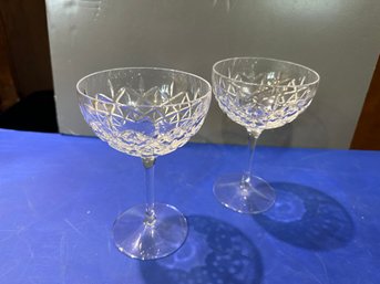 Set Of 2 Astor Cocktail Glasses W/ Box