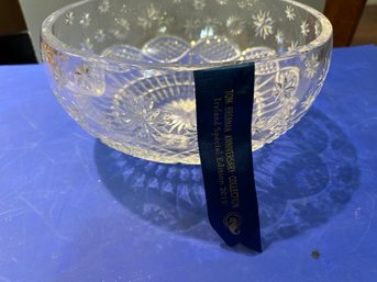 House Of Waterford Under An Irish Sky Bowl - Tom Brennan Anniversary - Made In Ireland W/box
