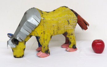 Scrapyard Art Grazing Burro Or Donkey For Indoors Or Out