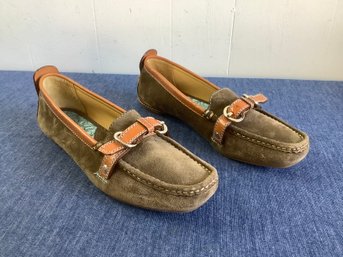 Coach Brown Moccasins Size 7.5m #6