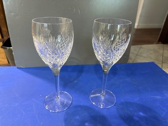 Hospitality Set Of 2 Wine Glasses  W/ Box