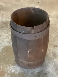Vintage Wooden Barrel #1