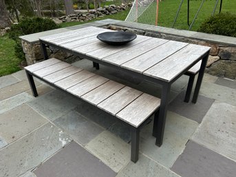 Teak & Table Outdoor Set