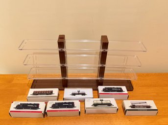 Plastic Display Rack And Small Trains