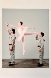 Arabesque Ballet Photograph Print, Signed, Elegant Studio Dance Composition - Westport