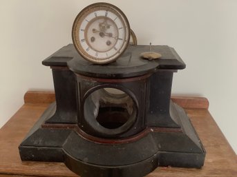 Very Heavy Marble Early Mantel Clock Parts