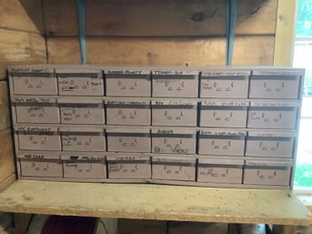 Large 24 Drawer Tool Storage