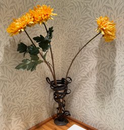 Very Cool Iron Free Form Open Vase