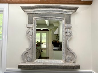 Wood And Zinc Bistro Mirror