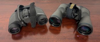 Pair Of Binoculars Including Swift Skipper And Asahi Pentax
