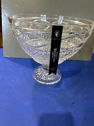 Celtic Braid Pedestal Bowl House Of Waterford Made In Ireland  11' W Box