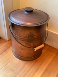 Copper Pail With Lid