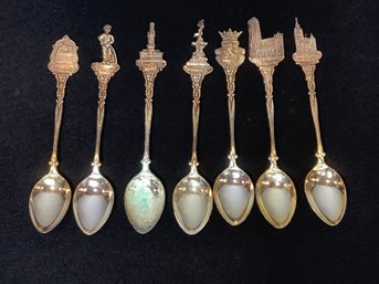 L'Ardennaise Silver Plated Spoons Lot Of 7