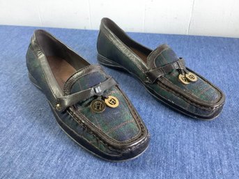 Etienne Aigner Plaid Moccasins Size 7m #14