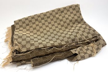 Gucci Logo Pattern Fabric Remnant