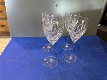 Set Of 4 Eastbridge Wine Glasses W/ Box