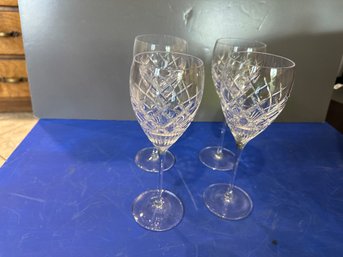 Set Of 4 Eastbridge Wine Glasses W/ Box