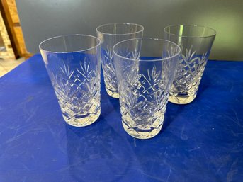 Coralee Set Of 4 Hiball Glasses W/ Box