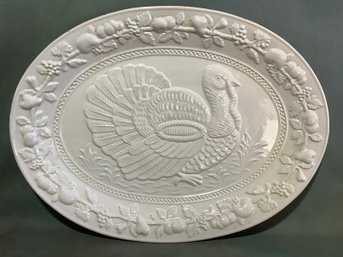 Sanor Ceramica Turkey Serving Platter