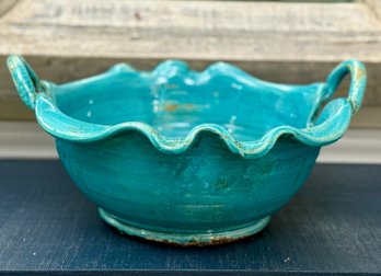 Turquoise Ceramic Bowl