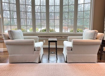 Pair Custom Vintage Swivel Chairs (1 Of 2)