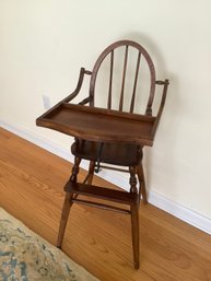 Vintage Wooden High Chair