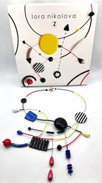 Lora Nikolova New In Box Sculptural Necklace