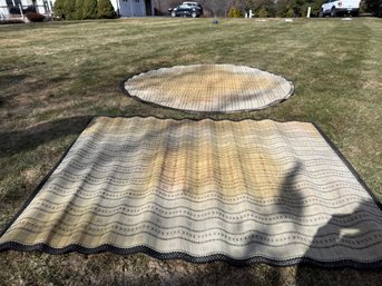 Two Indoor/outdoor Rugs