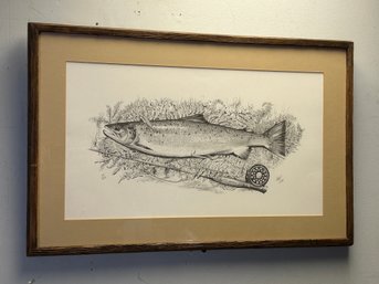 Vintage WALK KODA Hand Signed/Numbered Lithograph In Frame