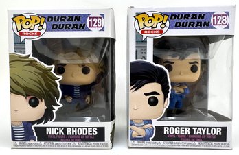2 New In Box Funko Pop! Duran Duran Vinyl  Figurines: Nick Rhodes & Roger Taylor